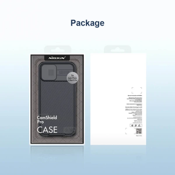 Torbica Nillkin CamShield Pro za iPhone 12/12 Pro 6.1 crna