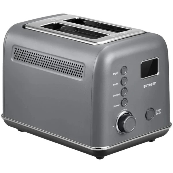 BUYDEEM 2 Slice Automatic Metal Toaster, model DT730E, color Ink Grey, EU ( DT730E-IGEU ) 