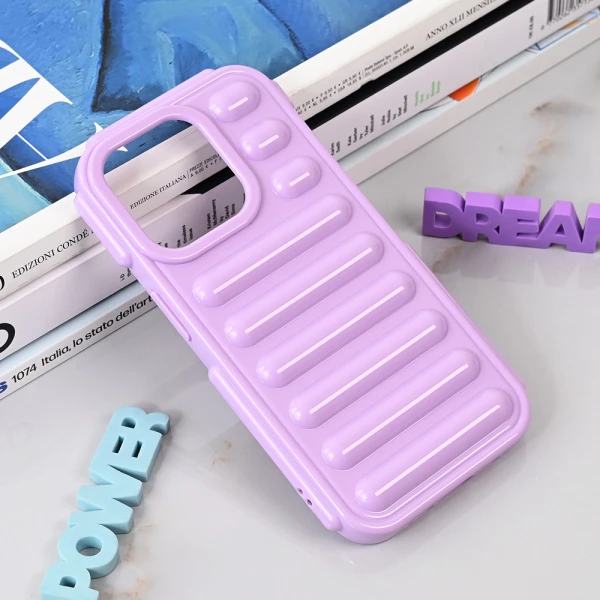 Torbica Color Rib za iPhone 14 Pro 6.1 lila