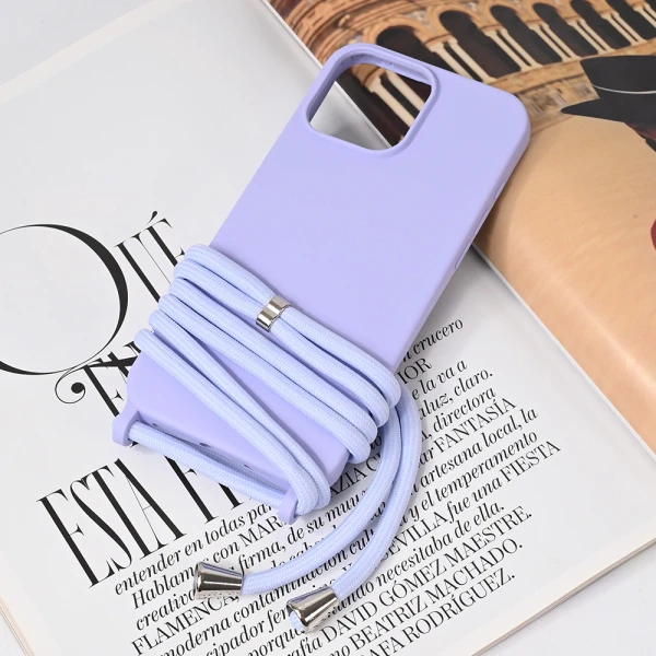 Torbica Crossbody za iPhone 16 Pro Max 6.9 ljubicasta