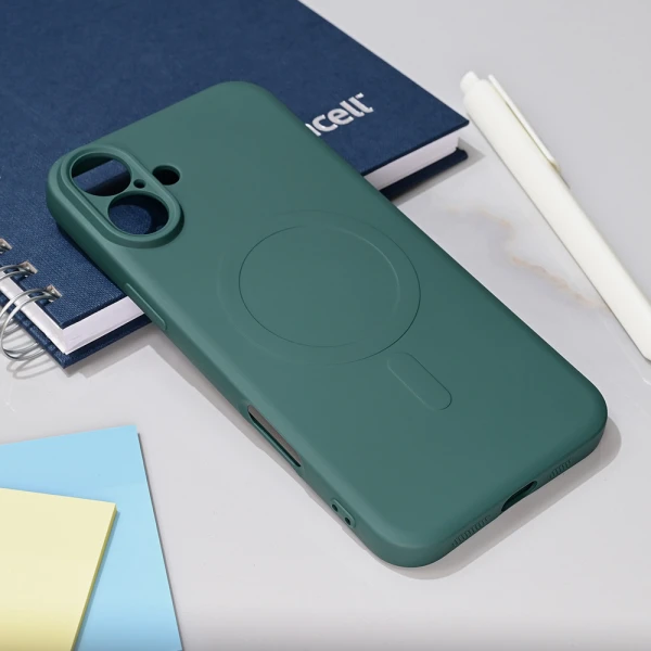 Torbica Teracell Giulietta Magsafe za iPhone 16 Plus 6.7 tamno zelena