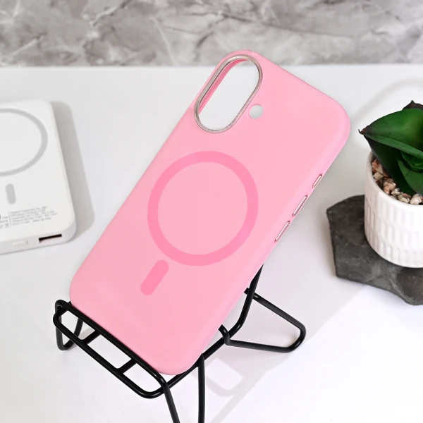 Torbica Magsafe Matte Color iPhone 16 6.1 roze