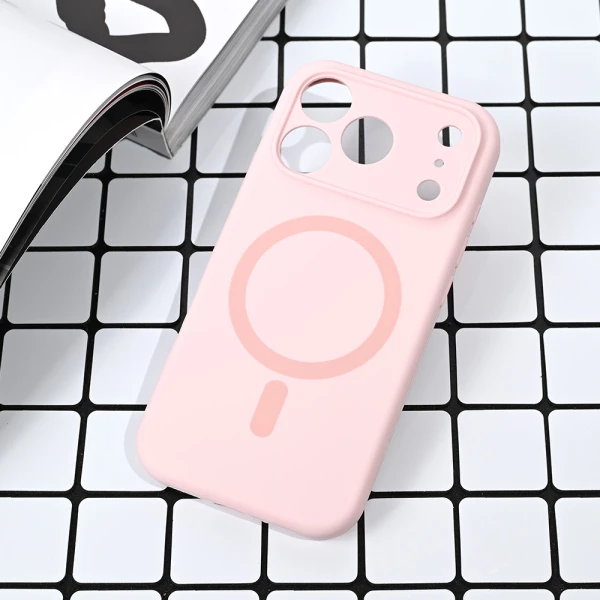 Torbica Magsafe Pure color za iPhone 17 Pro 6.3 roze