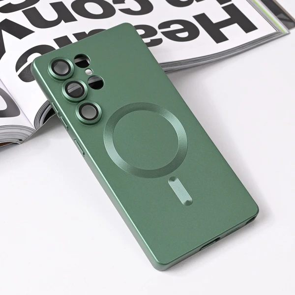 Torbica Magsafe Chrome za Samsung S938B Galaxy S25 Ultra zelena