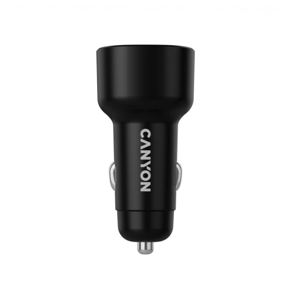 CANYON car charger OnDrive 60 PD 60W 2xUSB-C Black ( CNE-CCABR3CC ) 