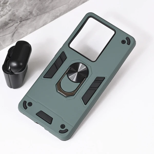 Torbica Hard Ring za Xiaomi Redmi Note 14s tamno siva