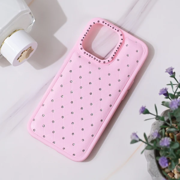 Torbica Bling za iPhone 13 Pro 6.1 roze