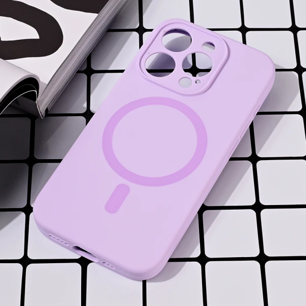 Torbica Magsafe Pure color za iPhone 14 Pro 6.1 lila
