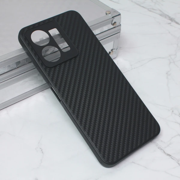 Torbica Carbon fiber za Vivo Y22s/Y35 crna