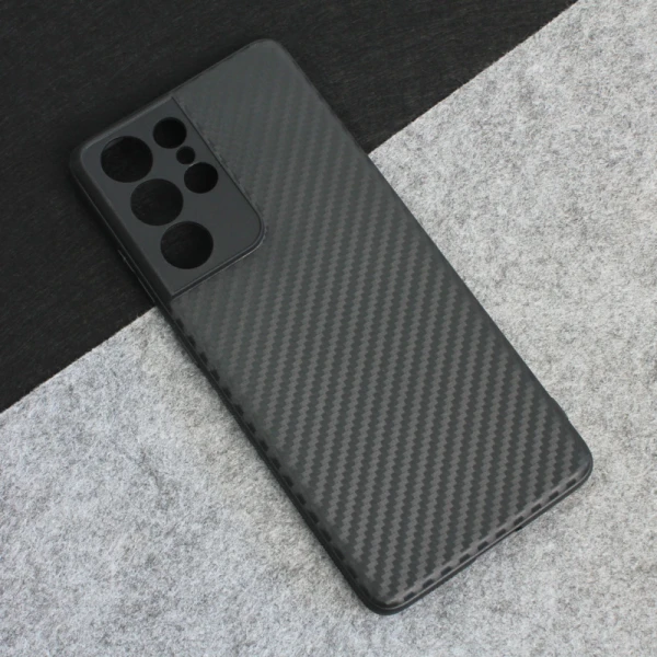 Torbica Carbon fiber za Samsung G998B Galaxy S21 Ultra crna