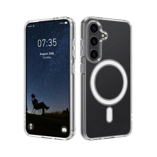 Torbica Magsafe za Samsung S911B Galaxy S23 transparent