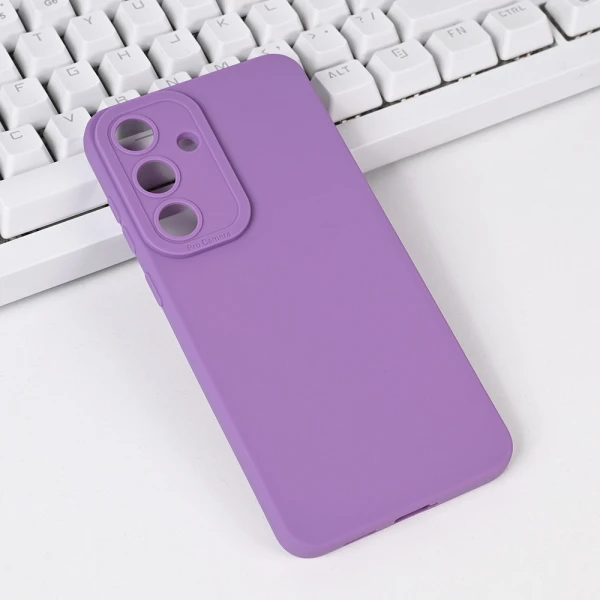 Torbica Silikon Pro Camera za Samsung S731B Galaxy S25 FE ljubicasta