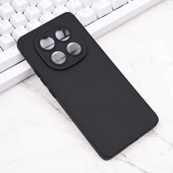 Torbica Silikon Pro Camera za Xiaomi Redmi Note 14 Pro 5G crna