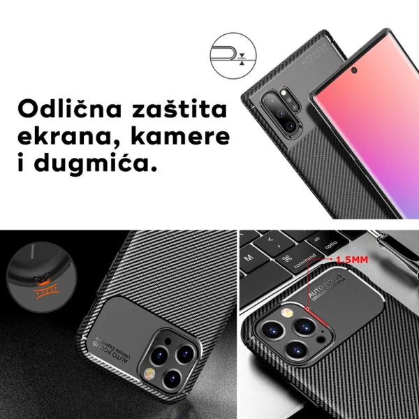 Torbica Defender Carbon za Samsung S731B Galaxy S25 FE crna