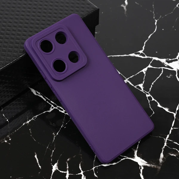 Torbica Teracell Giulietta za Xiaomi Redmi Note 14S (EU) mat tamno ljubicasta