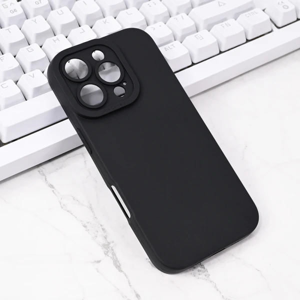 Torbica Silikon Pro Camera za iPhone 16 Pro 6.3 crna