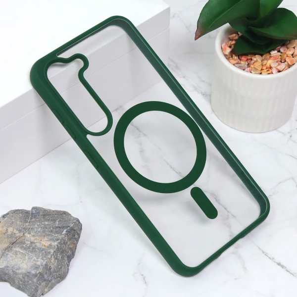 Torbica Magsafe za Samsung S916B Galaxy S23 Plus zelena