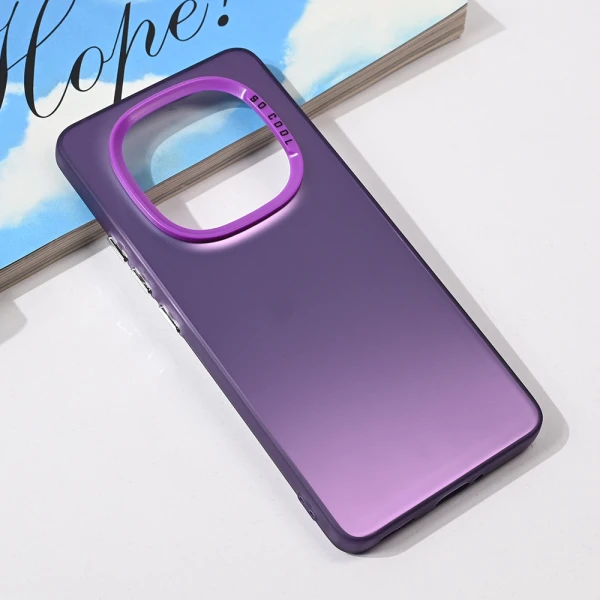 Torbica Clear za Xiaomi Redmi Note 14 Pro Plus ljubicasta