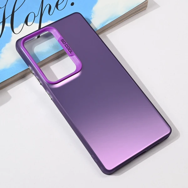 Torbica Clear za Samsung S938B Galaxy S25 Ultra ljubicasta