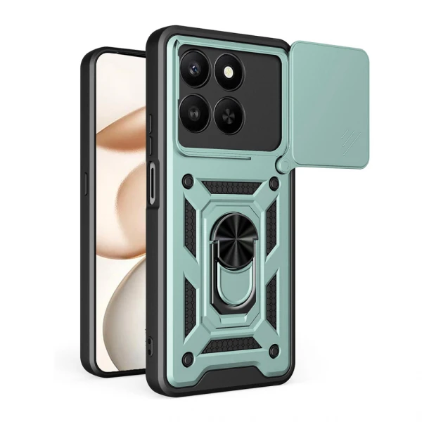 Torbica Hard Shield za Honor X7d 4G/400 Smart 5G tamno zelena