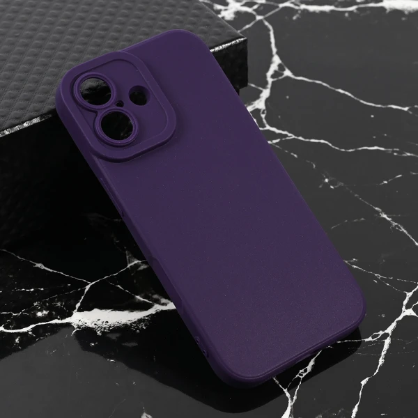 Torbica Teracell Giulietta za iPhone 17 6.3 mat tamno ljubicasta
