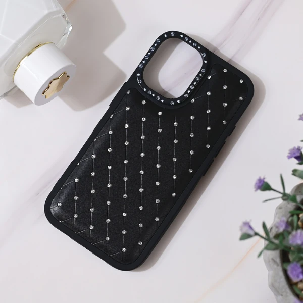 Torbica Bling za iPhone 16 6.1 crna