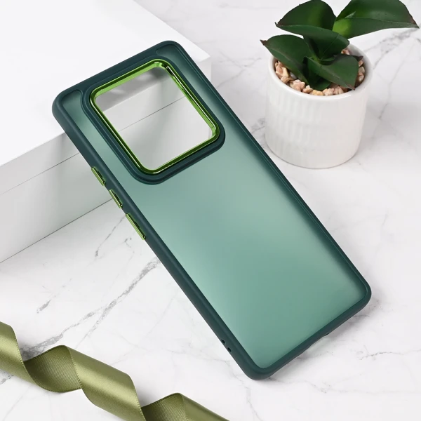 Torbica Shining Camera za Xiaomi Redmi Note 14 Pro 4G tamno zelena