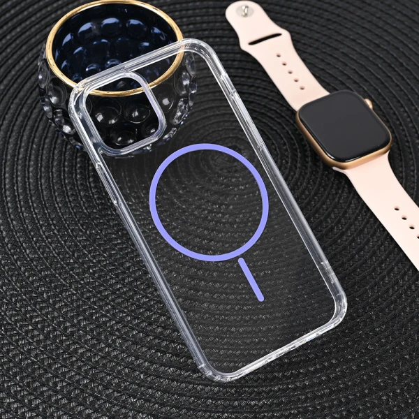 Torbica Magsafe Color Line za iPhone 12/12 Pro 6.1 ljubicasta