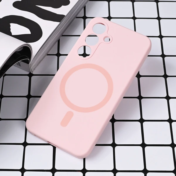 Torbica Magsafe Pure color za Samsung S931B Galaxy S25 roze