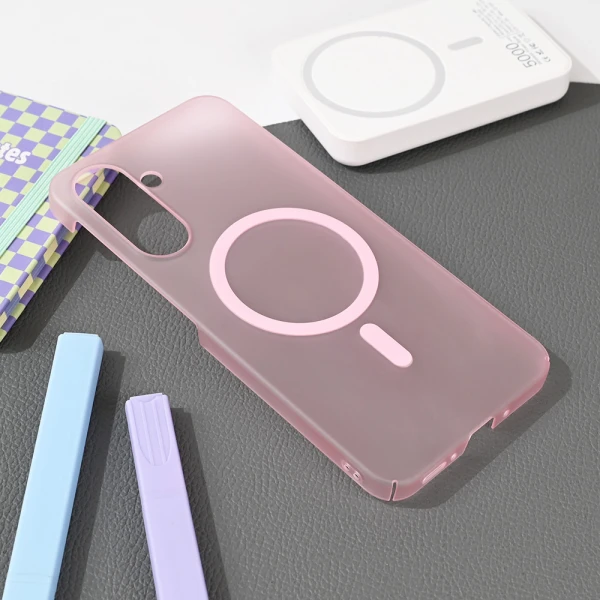 Torbica Magsafe Matte PC za Samsung A266B Galaxy A26 5G roze