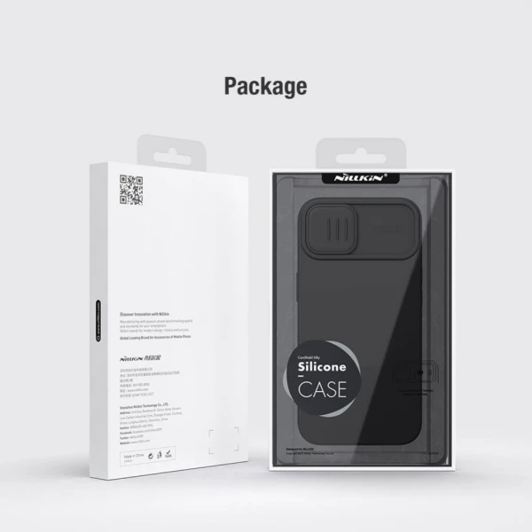 Torbica Nillkin CamShield Silky za iPhone 14 Plus 6.7 crna