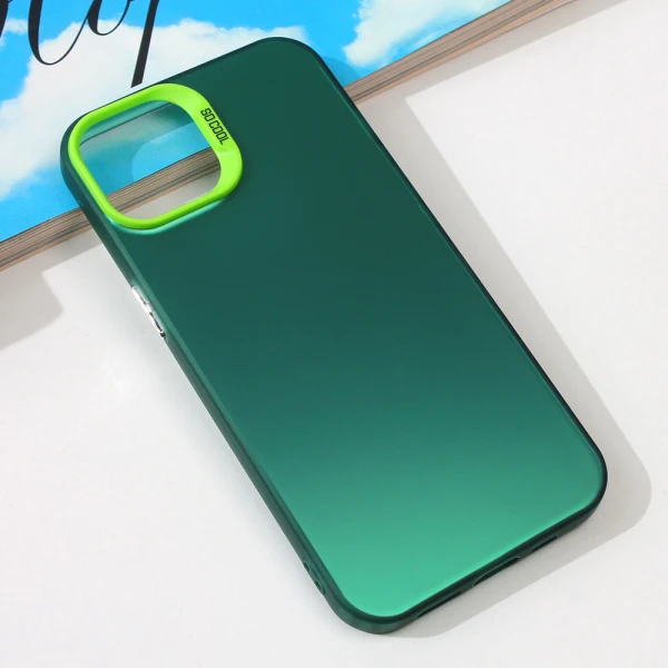 Torbica Clear za iPhone 14 6.1/13 6.1 zelena