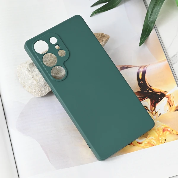 Torbica Teracell Soft Velvet za Samsung S938B Galaxy S25 Ultra tamno zelena