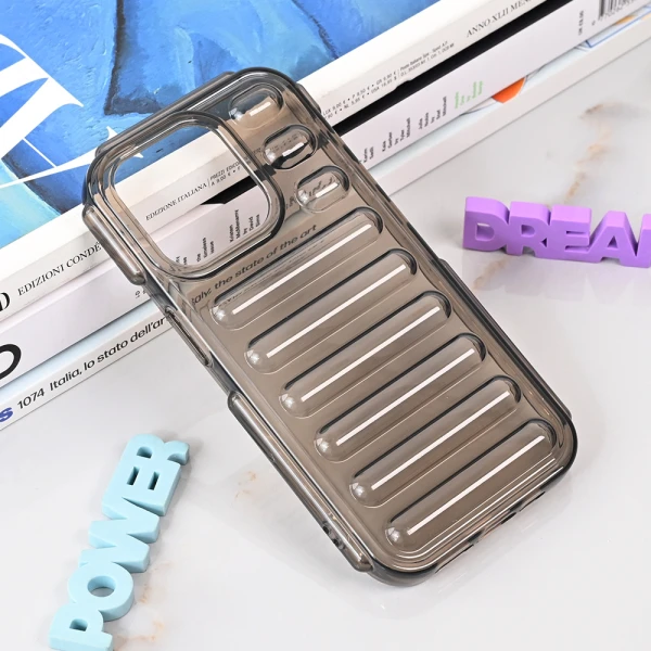 Torbica Color Rib za iPhone 14 Pro 6.1 siva