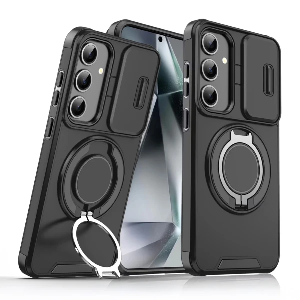 Torbica CamShield Ring stand za Samsung S946B Galaxy S26 Plus crna