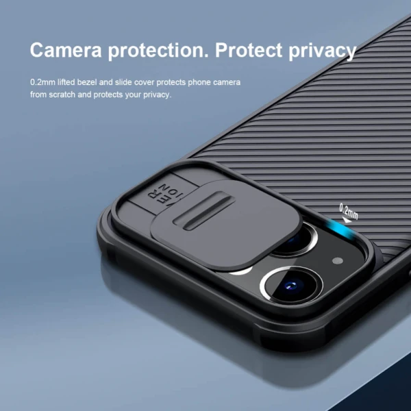 Torbica Nillkin CamShield Pro za iPhone 13 Mini 5.4 crna