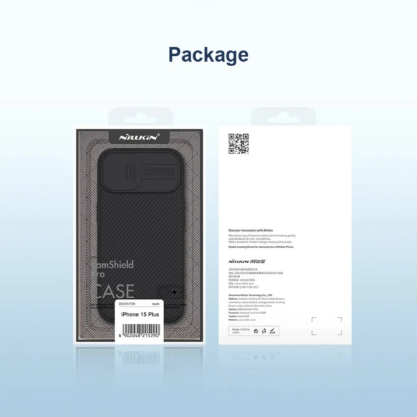 Torbica Nillkin CamShield Pro za iPhone 15 Plus 6.7 zelena