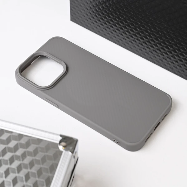 Torbica Magsafe Kevlar za iPhone 15 Pro Max 6.7 siva