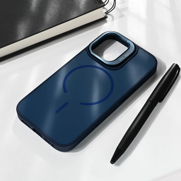 Torbica Magsafe Matte Shield za iPhone 16 6.1 plava