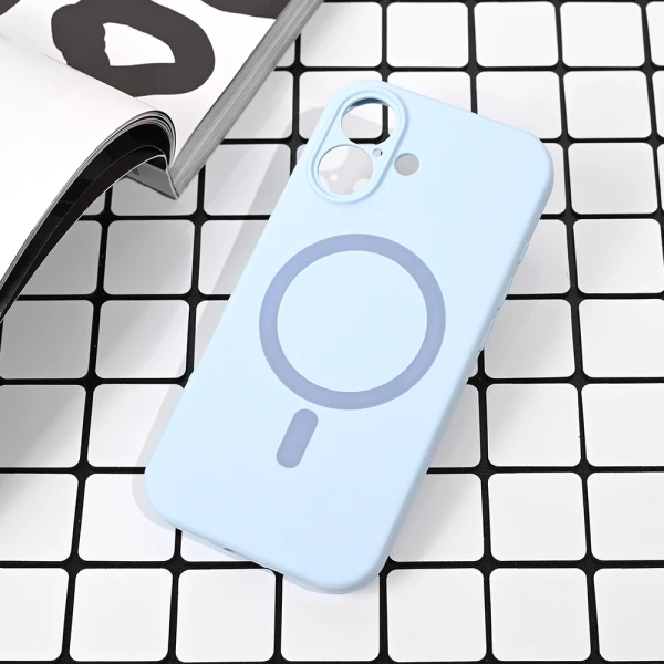 Torbica Magsafe Pure color za iPhone 17 6.3 svetlo plava