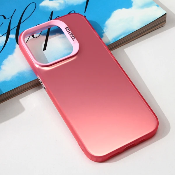 Torbica Clear za iPhone 15 Pro 6.1 roza