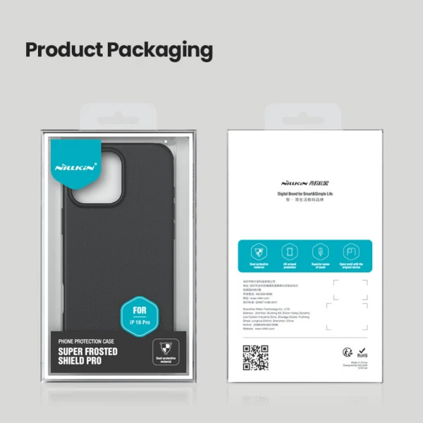 Torbica Nillkin Scrub Pro za iPhone 16 Pro 6.3 crna