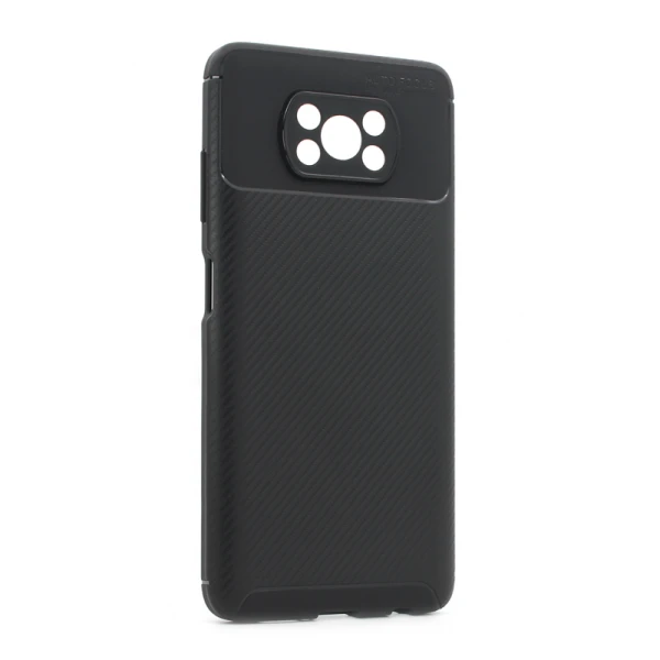 Torbica Defender Carbon za Xiaomi Poco X3/X3 Pro/X3 NFC crna
