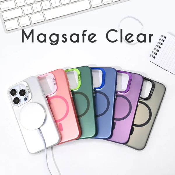 Torbica Magsafe Clear za Samsung A256B Galaxy A25 srebrna