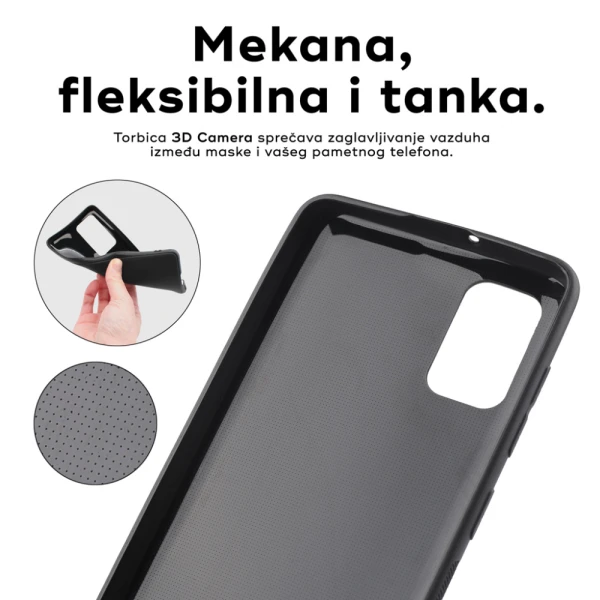 Torbica 3D Camera za iPhone 14 Pro Max 6.7 crna
