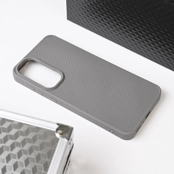 Torbica Magsafe Kevlar za Samsung A356B Galaxy A35 5G siva