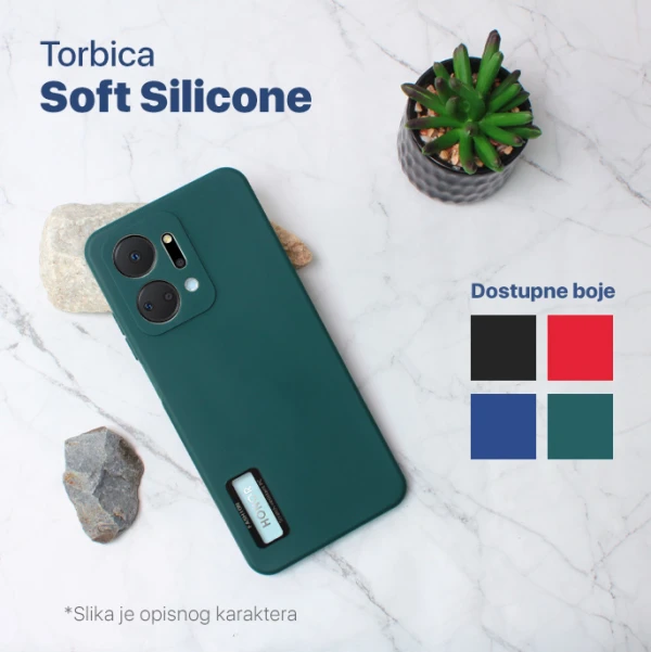 Torbica Soft Silicone za Samsung A346B Galaxy A34 5G crvena