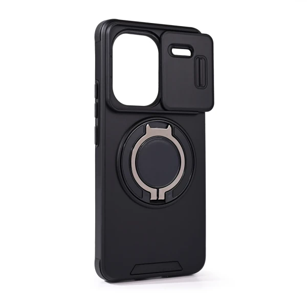 Torbica CamShield Ring stand za Xiaomi Redmi Note 13 Pro Plus (EU) crna