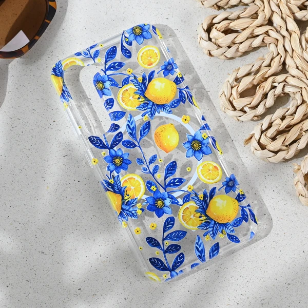 Torbica Print Magsafe za Samsung S911B Galaxy S23 Mediteran Lemon