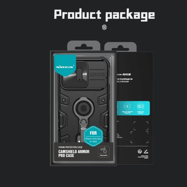 Torbica Nillkin CamShield Armor Pro Magnetic za iPhone 14 Pro Max 6.7 zelena